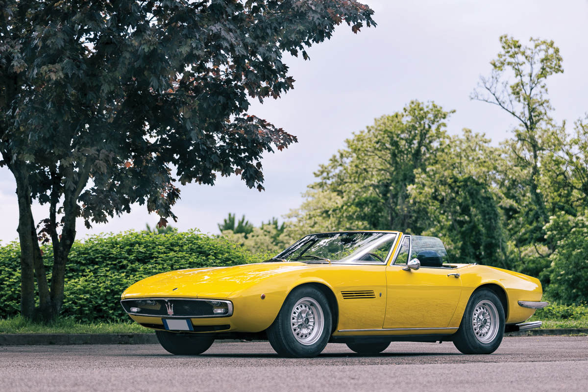 1970 Maserati Ghibli 4.7 Spyder by Ghia offered at RM Sotheby’s Villa Erba live auction 2019